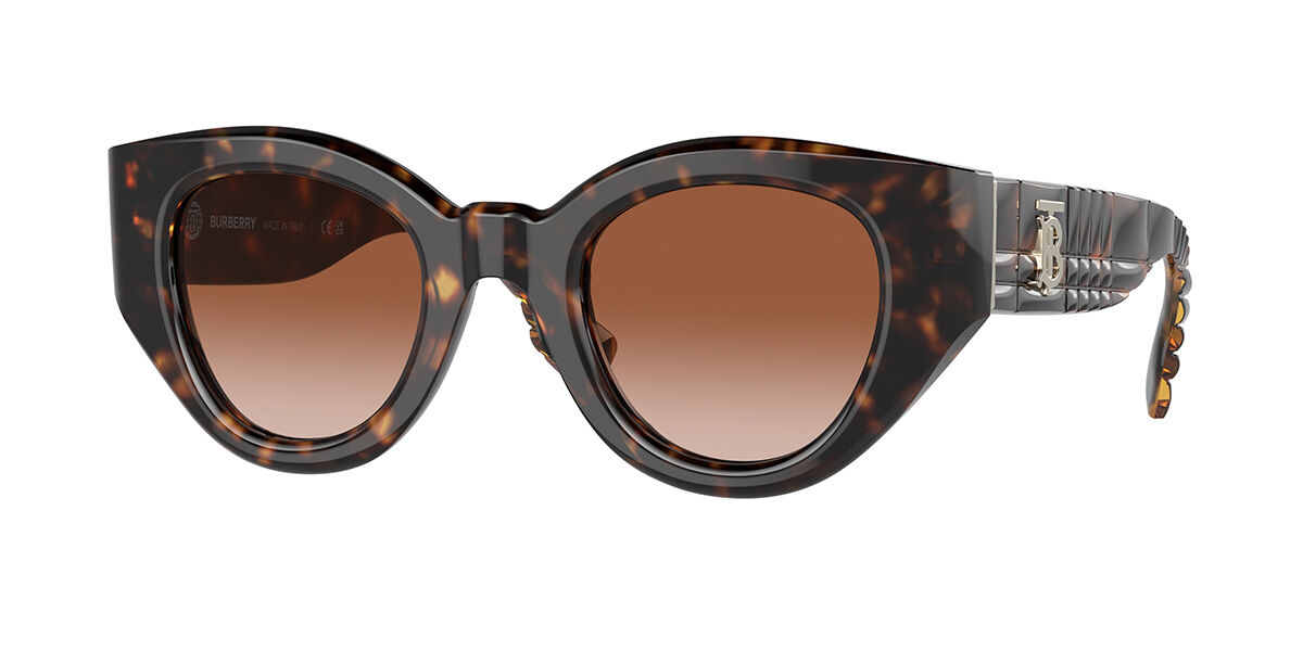 Burberry BE4390 MEADOW 300213, Tortoiseshell frame, Gradient Brown lenses