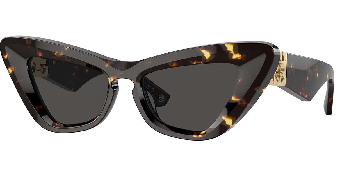 Burberry BE4421U 410687, Tortoiseshell frame, Dark Grey lenses