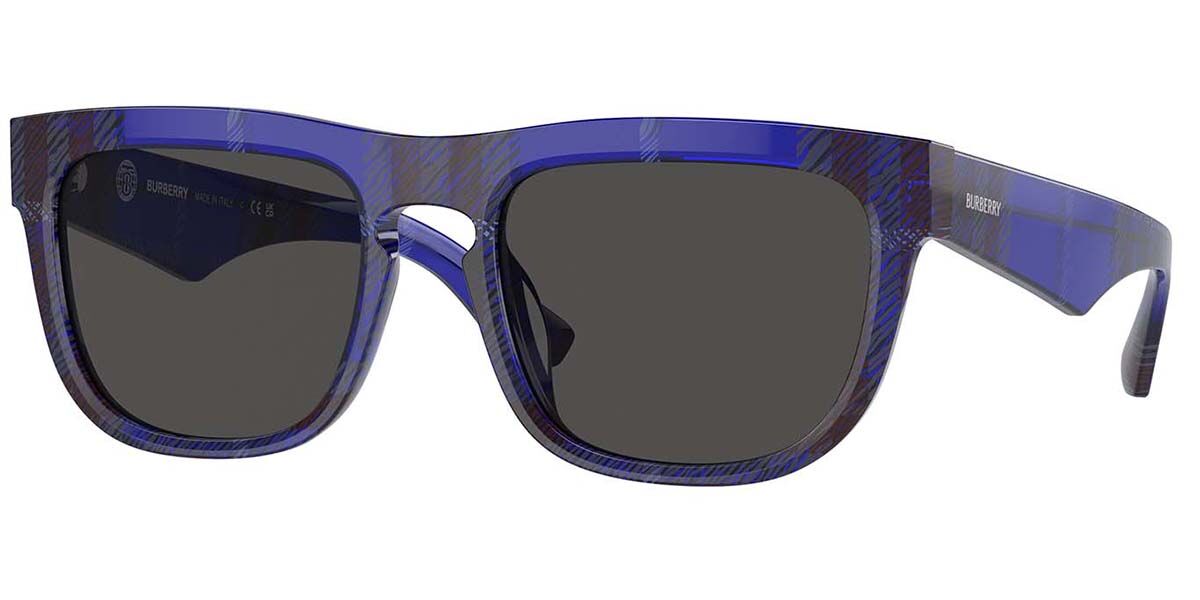 Burberry BE4431U 411487, Blue frame, Dark Grey lenses