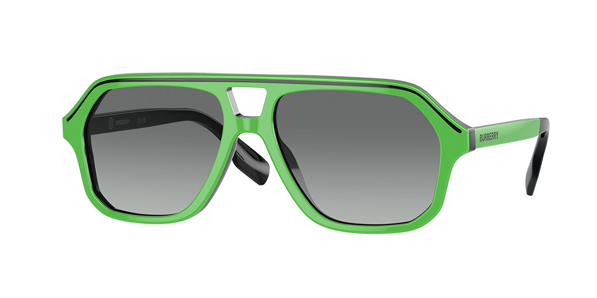 Burberry JB4340 Kids 392411, Green frame, Gradient Grey lenses