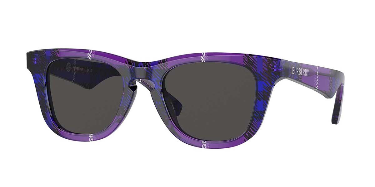 Burberry JB4002F Kids Asian Fit 411387, Purple frame, Dark Grey lenses