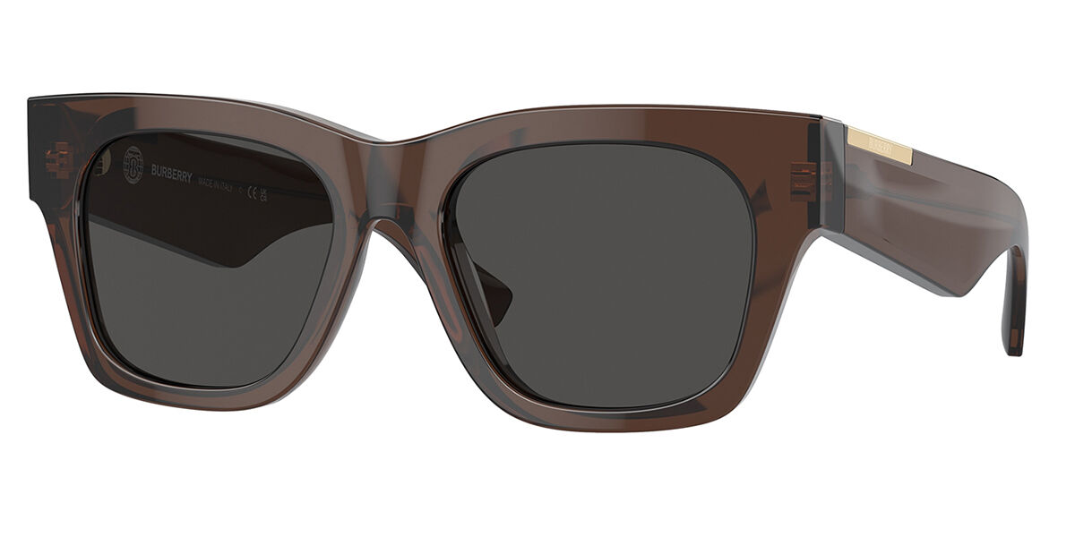 Burberry BE4424 411687, Brown frame, Dark Grey lenses