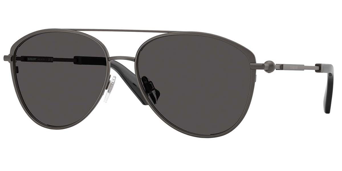 Burberry BE3157 131687, Grey frame, Dark Grey lenses