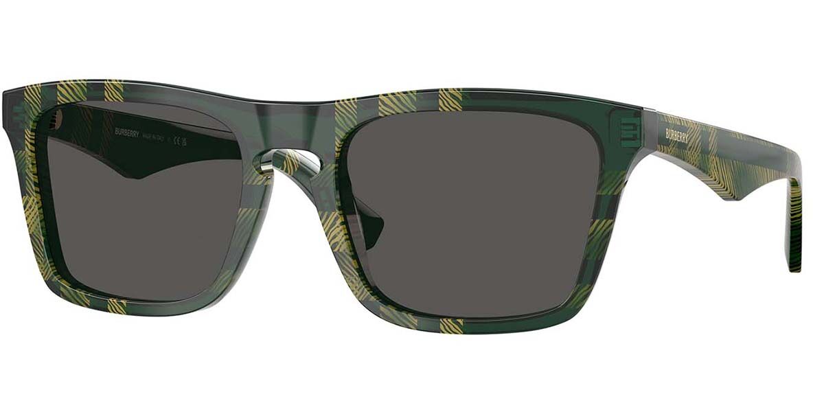 Burberry BE4434 412587, Green frame, Dark Grey lenses