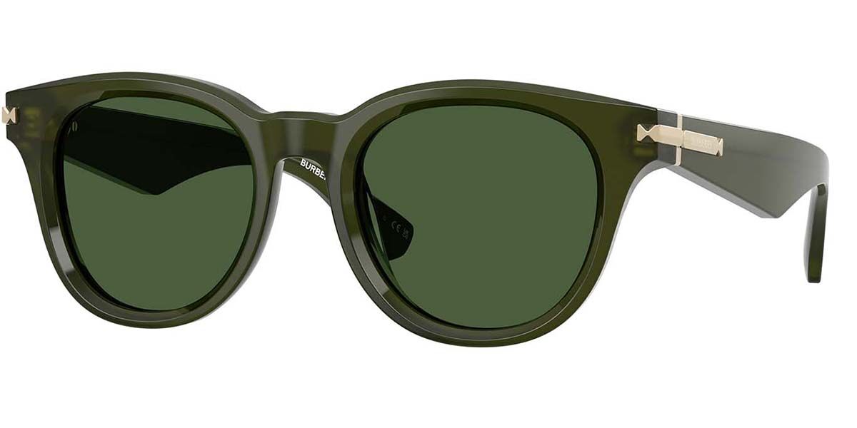 Burberry BE4439 414871, Green frame, Dark Green lenses