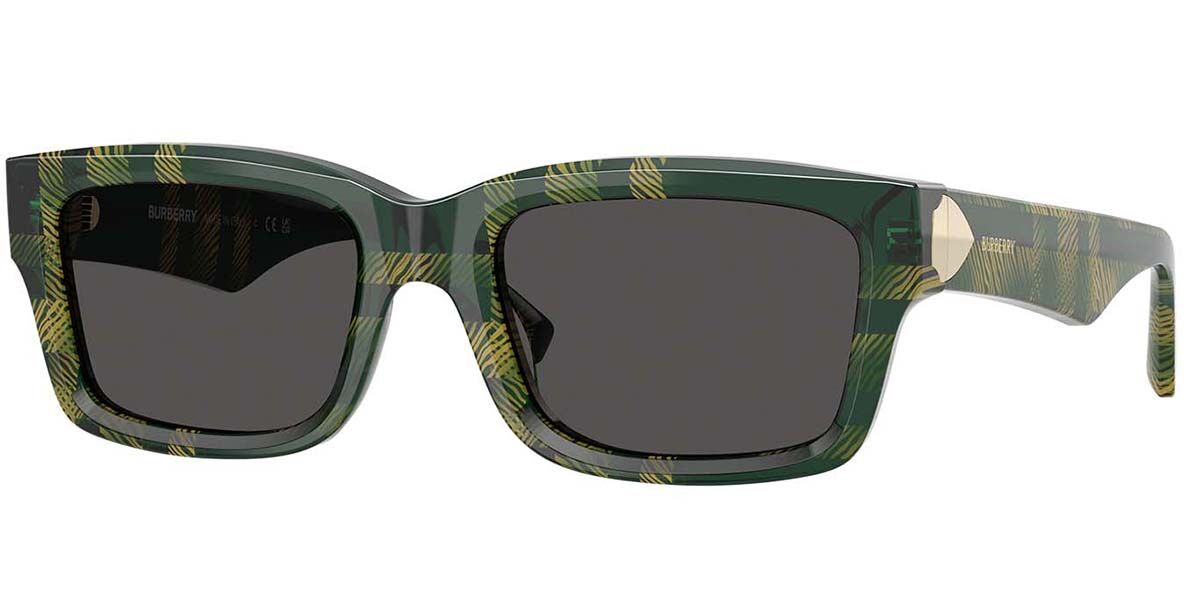 Burberry BE4443 412587, Green frame, Dark Grey lenses