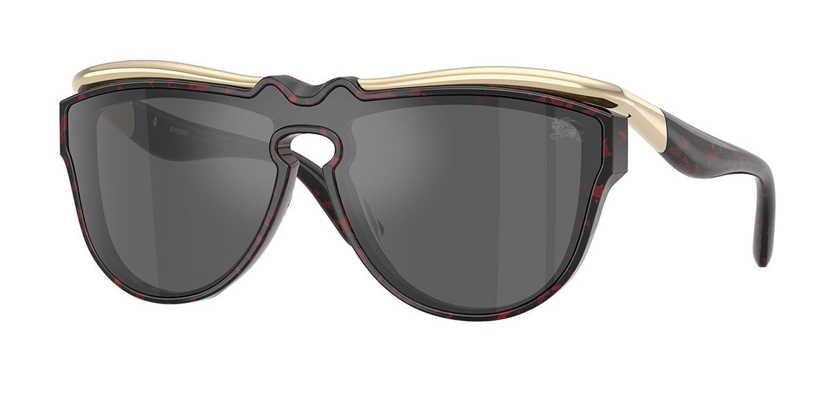 Burberry BE3162U 11096G, Tortoiseshell frame, Silver/Grey Mirror lenses