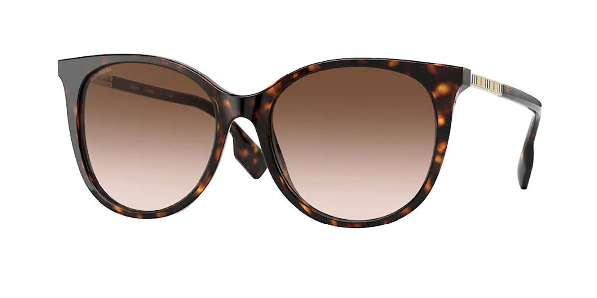 Burberry BE4333F ALICE Asian Fit 300213, Tortoiseshell frame, Gradient Brown lenses