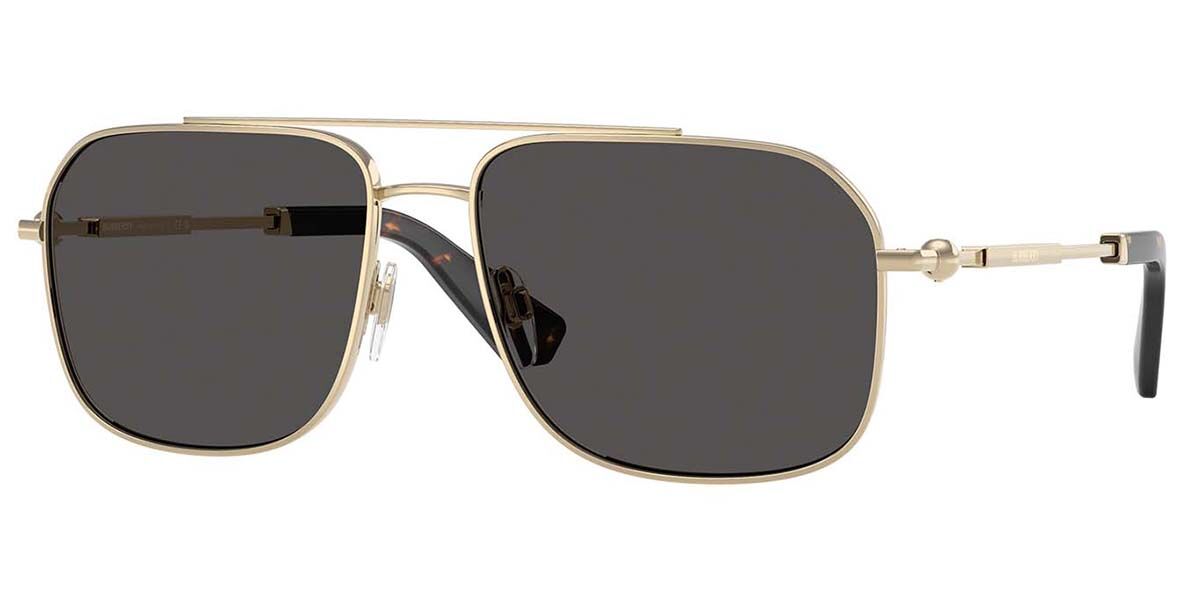 Burberry BE3159 110987, Gold frame, Dark Grey lenses