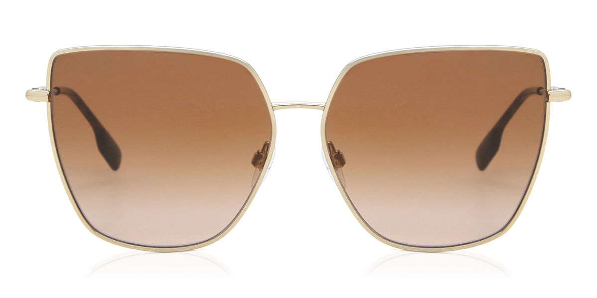 Burberry BE3143 ALEXIS 110913, Gold frame, Gradient Brown lenses