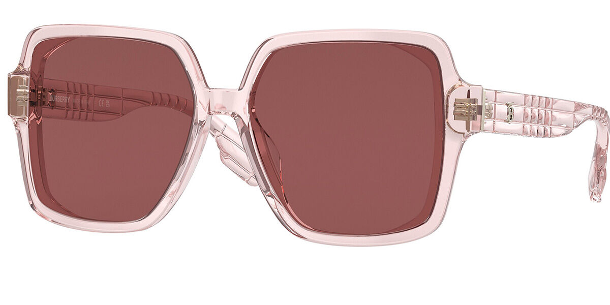 Burberry BE4379D Asian Fit 403069, Pink frame, Violet lenses