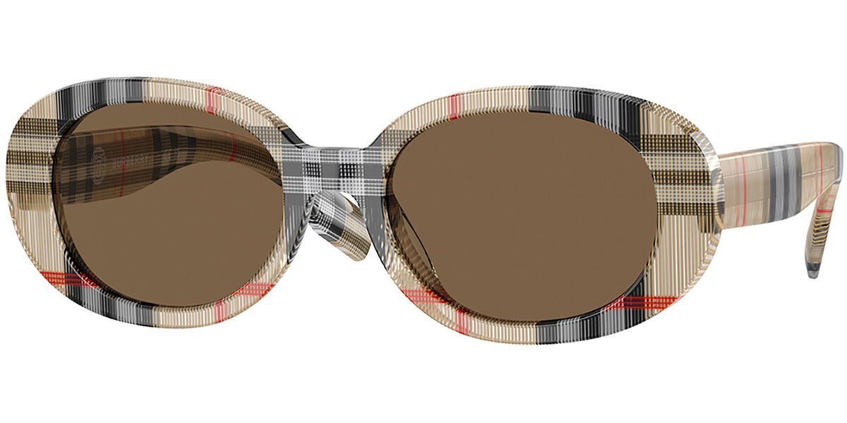Burberry JB4339F Kids Asian Fit 377873, Brown frame, Dark Brown lenses