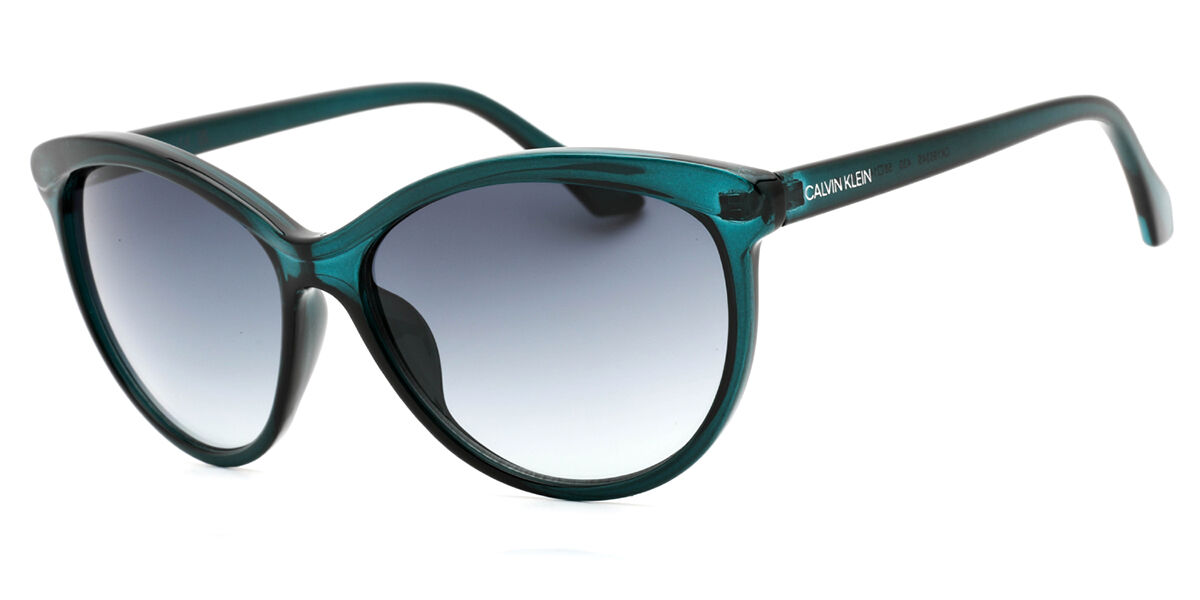Calvin Klein CK19534S 430, Blue frame, Gradient Grey lenses