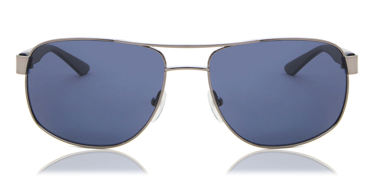 Calvin Klein CK20319S 009, Grey frame, Blue lenses