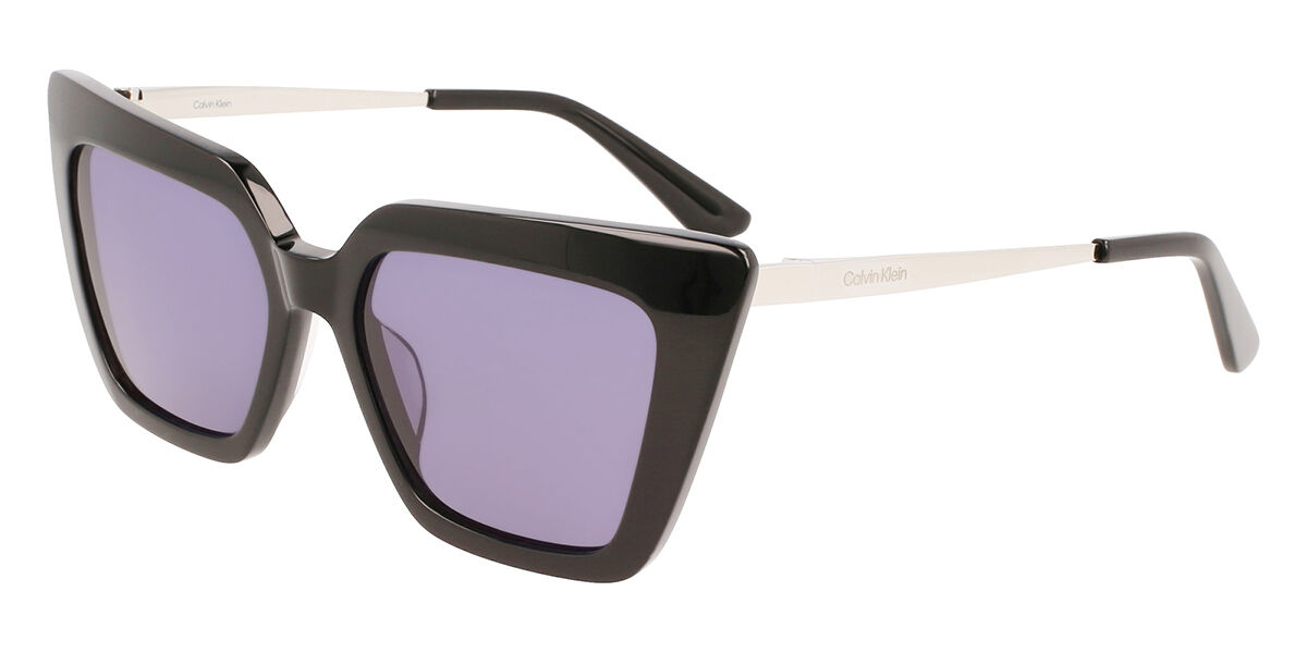Calvin Klein CK22516S 001, Black frame, Violet lenses