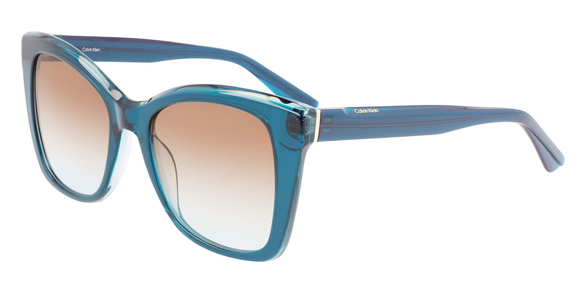 Calvin Klein CK22530S 432, Blue frame, Gradient Brown lenses