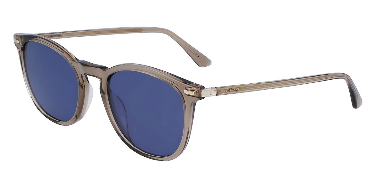 Calvin Klein CK22533S N 058, Brown frame, Dark Blue lenses