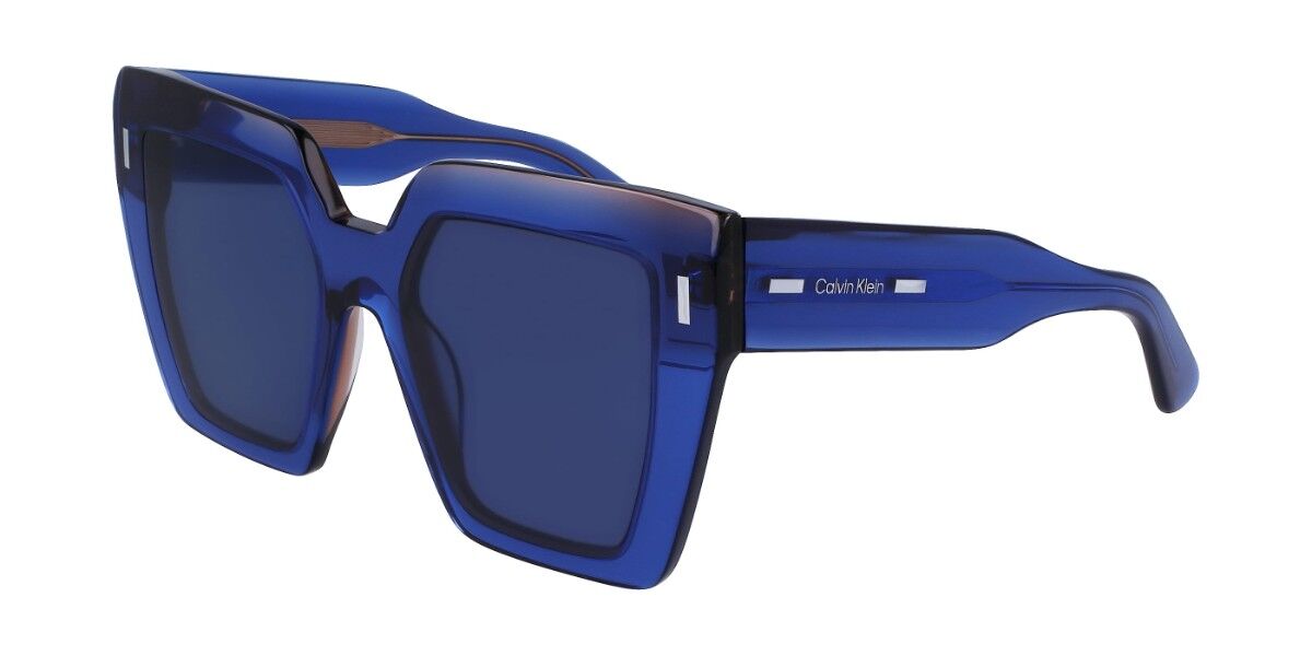 Calvin Klein CK23502S 538, Blue frame, Dark Blue lenses