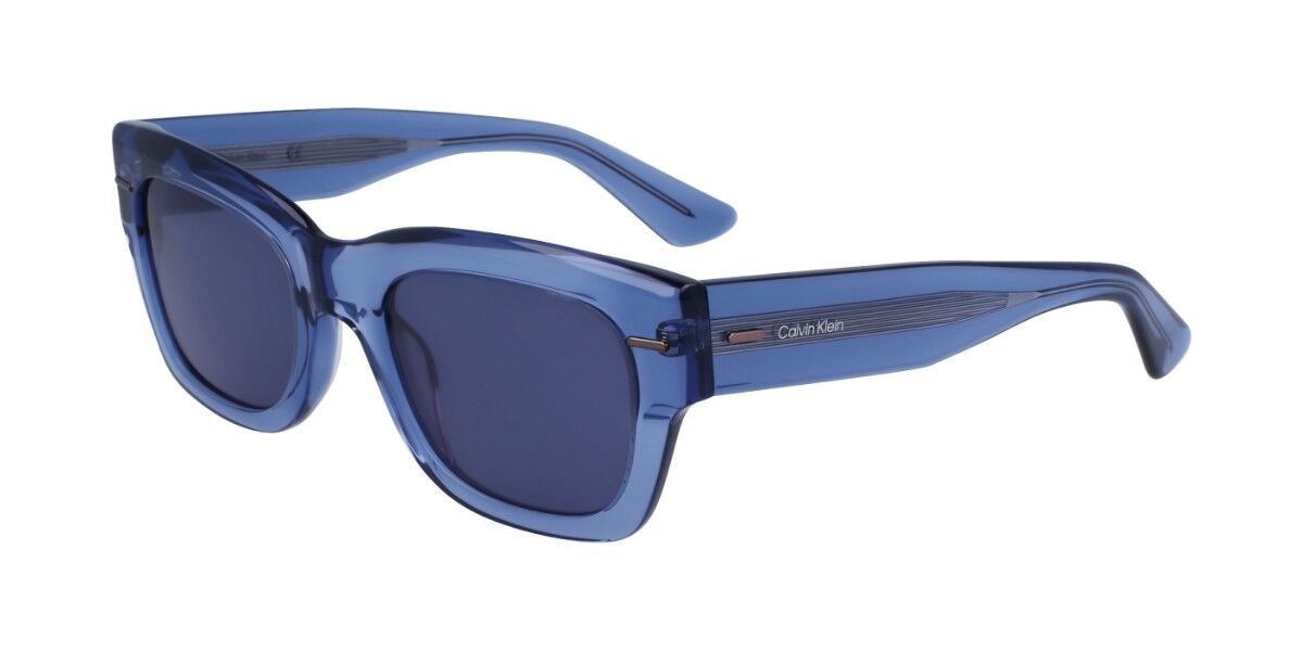 Calvin Klein CK23509S 438, Blue frame, Dark Blue lenses