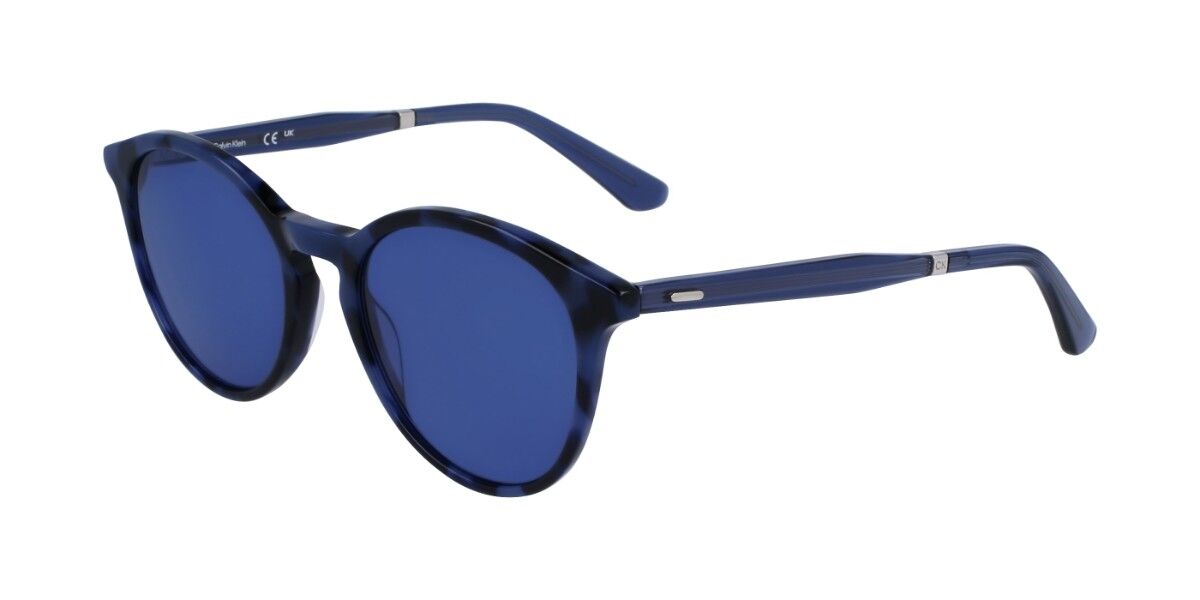Calvin Klein CK23510S 430, Tortoiseshell frame, Dark Blue lenses