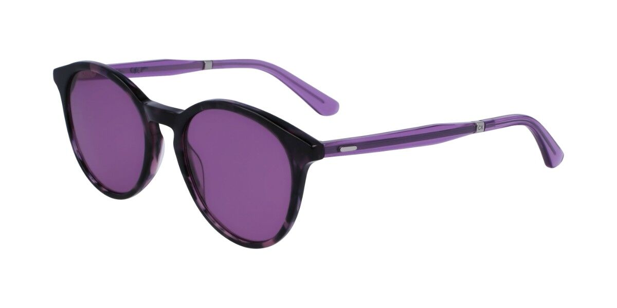 Calvin Klein CK23510S 528, Tortoiseshell frame, Purple lenses