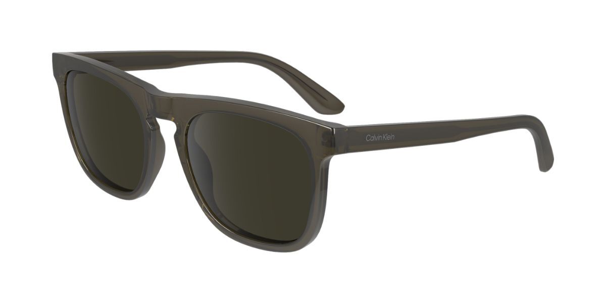 Calvin Klein CK23534S 330, Green frame, Solid Army Green lenses