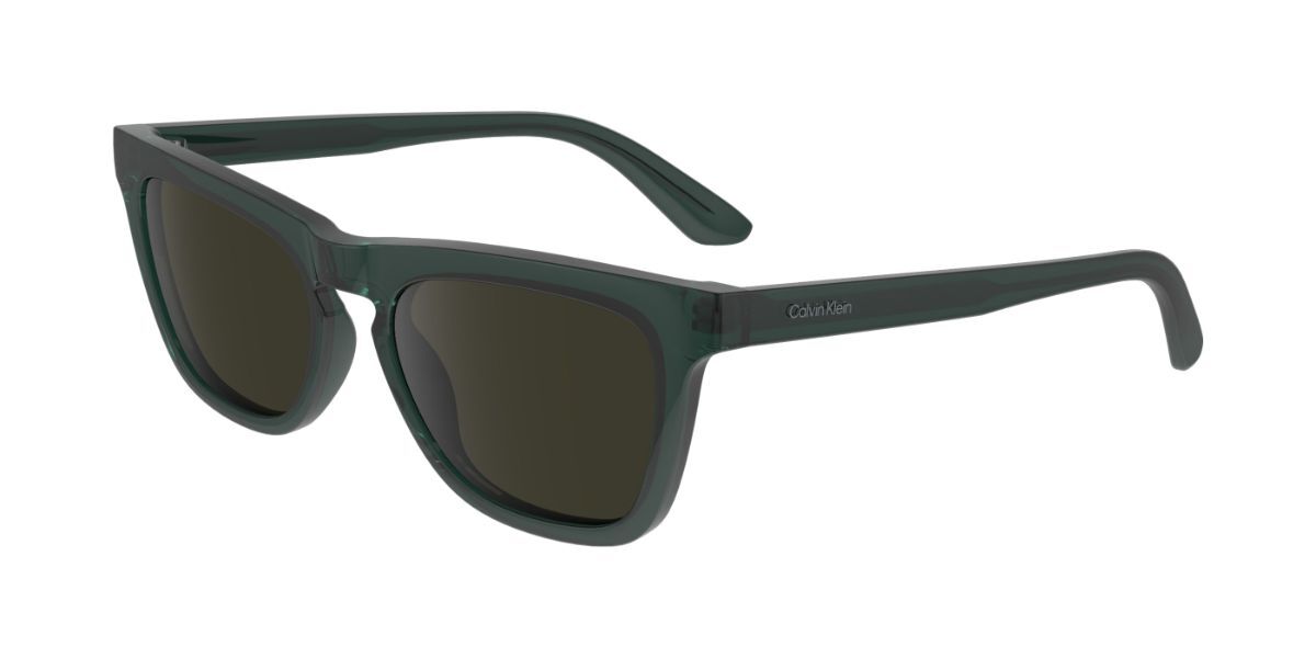 Calvin Klein CK23535S 300, Green frame, Solid Army Green lenses