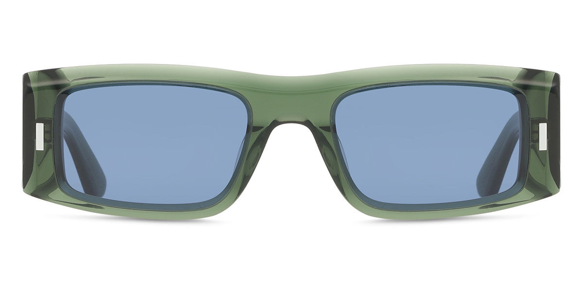 Calvin Klein CK23537S 300, Green frame, Dark Blue lenses