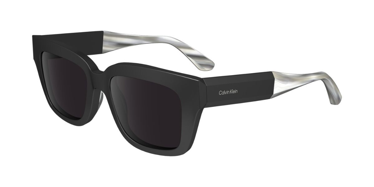 Calvin Klein CK23540S 001, Black frame, Solid Dark Grey lenses