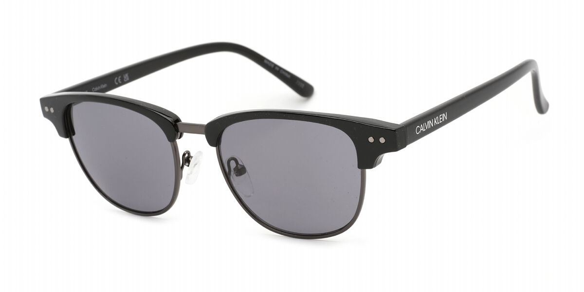 Calvin Klein CK20314S 001, Black frame, Solid Smoke Dark Grey lenses