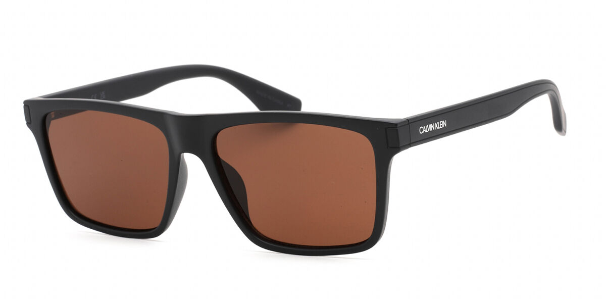 Calvin Klein CK20521S 410, Blue frame, Solid Dark Brown lenses