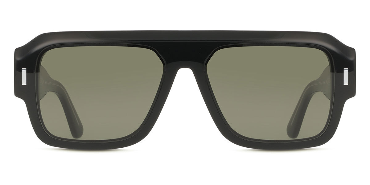 Calvin Klein CK24501S 001, Black frame, Dark Green lenses