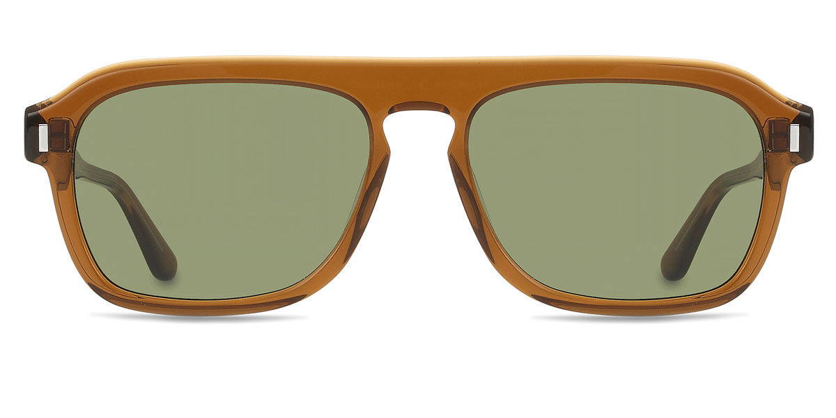 Calvin Klein CK24504S 200, Brown frame, Mud Green lenses