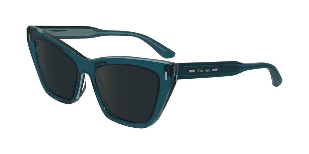 Calvin Klein CK24505S 432, Blue frame, Dark Grey lenses