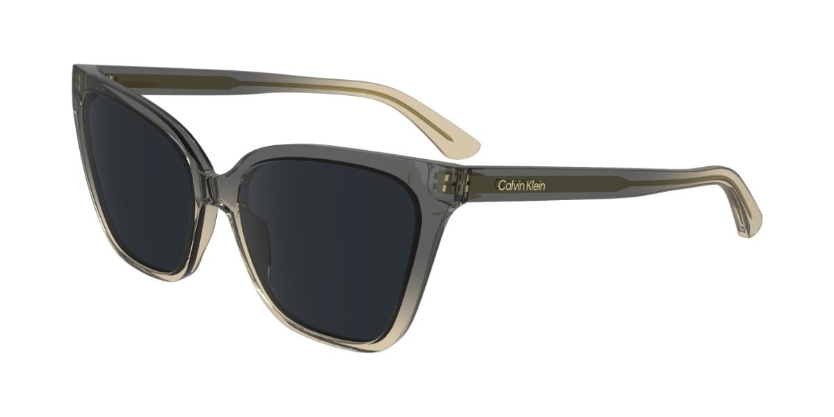 Calvin Klein CK24507S 039, Brown frame, Dark Grey lenses