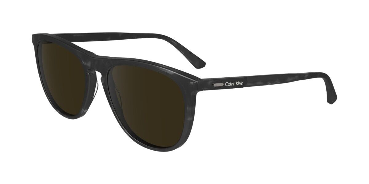 Calvin Klein CK24508S 017, Tortoiseshell frame, Dark Brown lenses