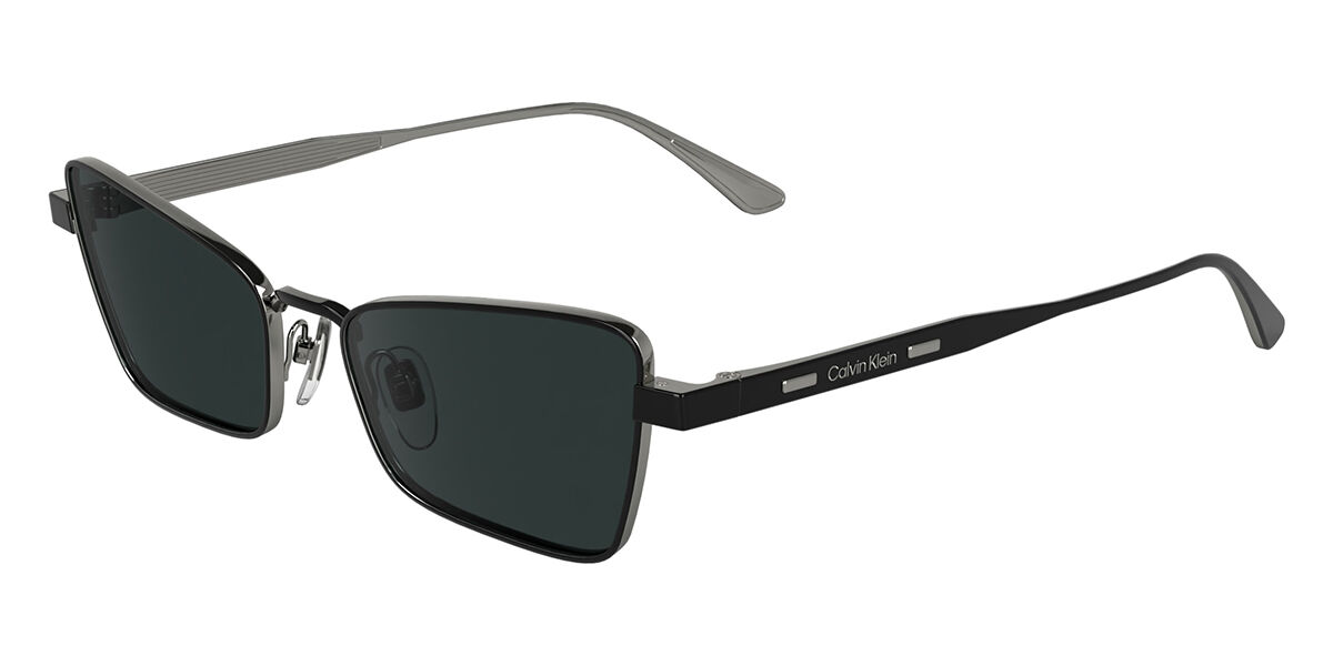 Calvin Klein CK24110S 001, Black frame, Solid Dark Grey lenses