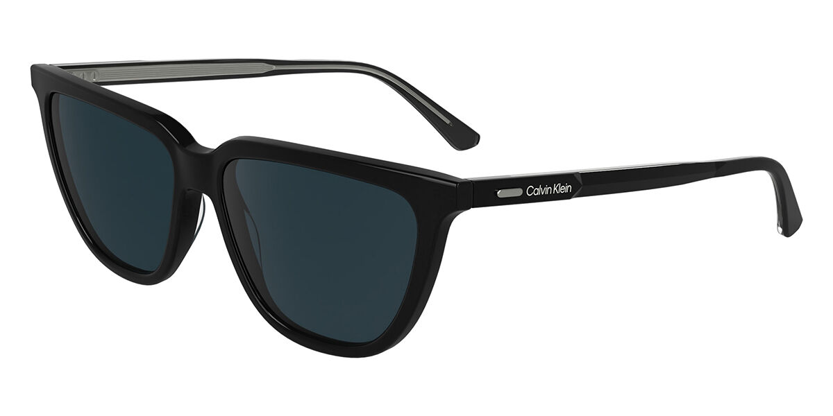Calvin Klein CK24537S 001, Black frame, Solid Dark Grey lenses