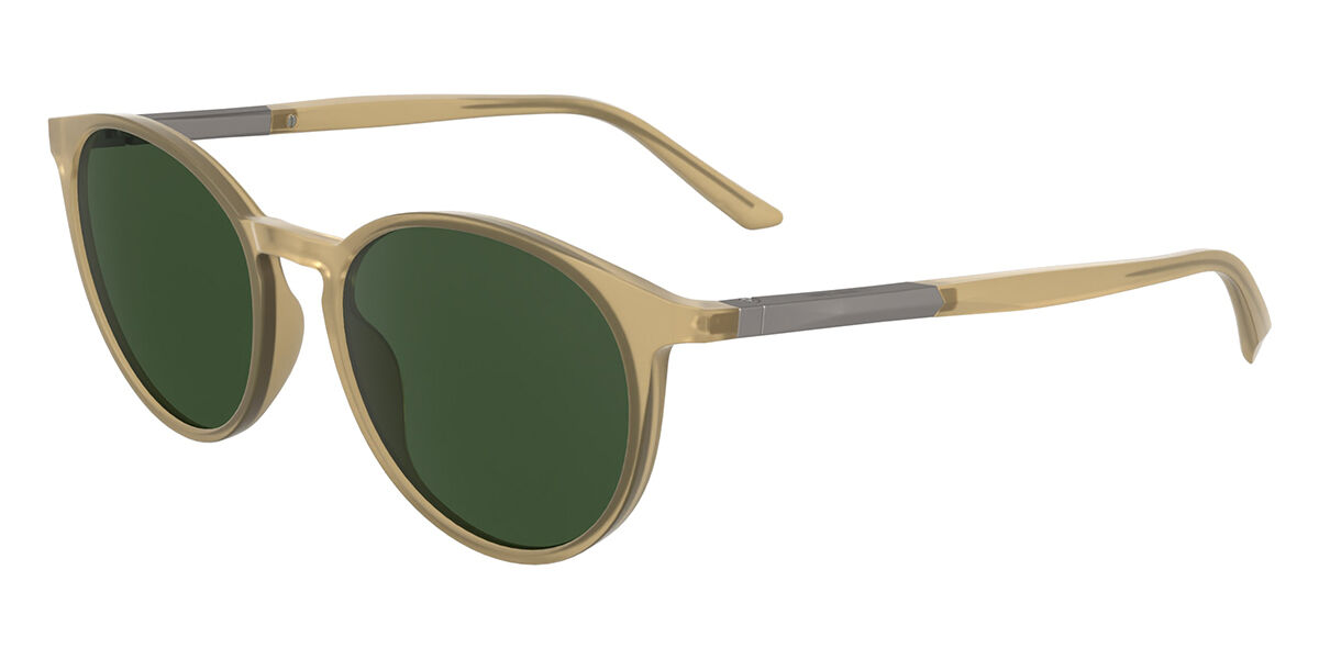 Calvin Klein CK24539S 261, Brown frame, Solid Dark Green lenses
