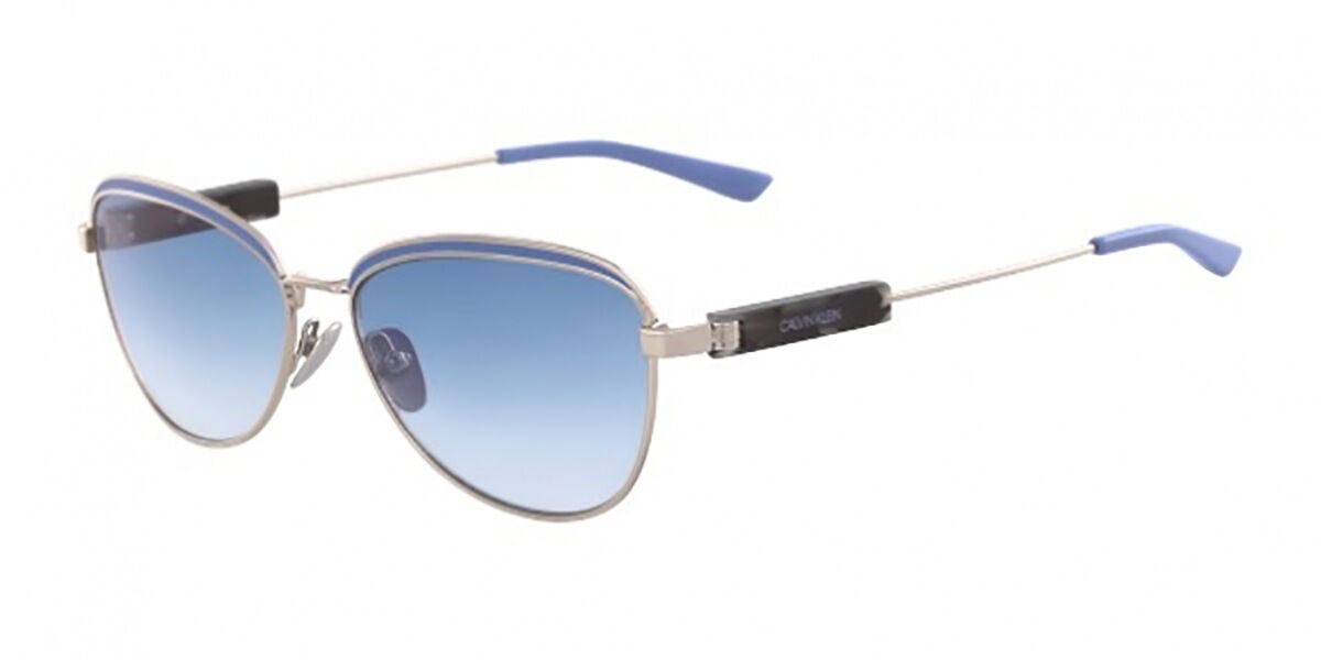 Calvin Klein CK18113S 046, Gold frame, Blue lenses