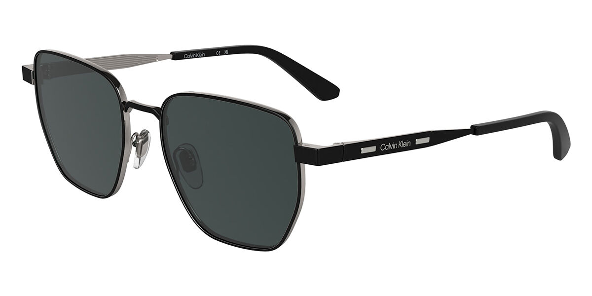 Calvin Klein CK25100S N 002, Black frame, Dark Grey lenses