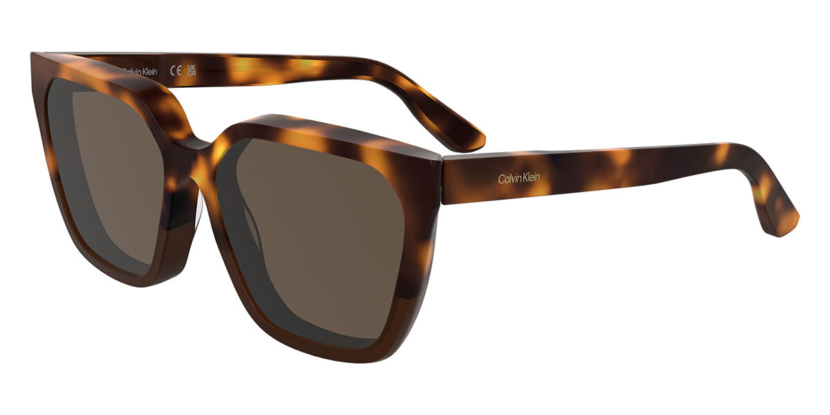 Calvin Klein CK25500S 238, Brown frame, Dark Brown lenses