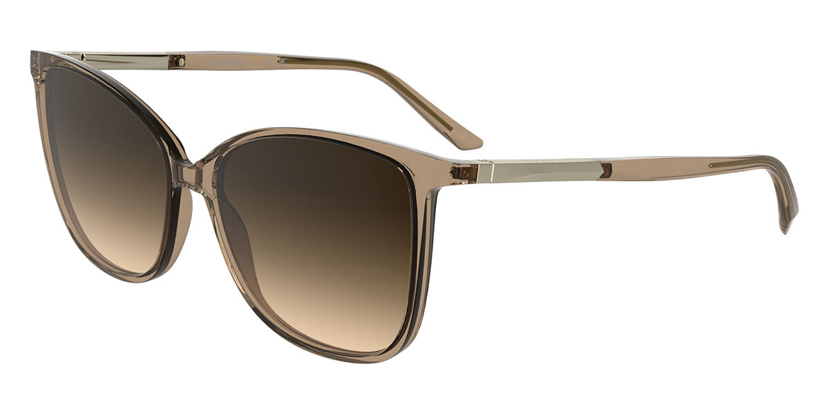 Calvin Klein CK25504S 618, Brown frame, Gradient Dark Brown lenses