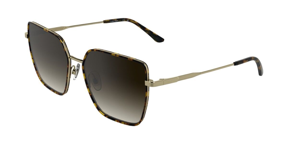 Calvin Klein CK25111S 240, Tortoiseshell frame, Gradient Greyish Brown lenses