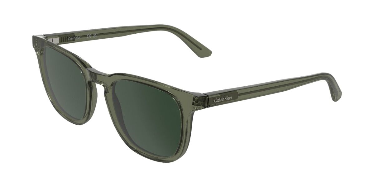 Calvin Klein CK25536S 330, Green frame, Dark Green lenses