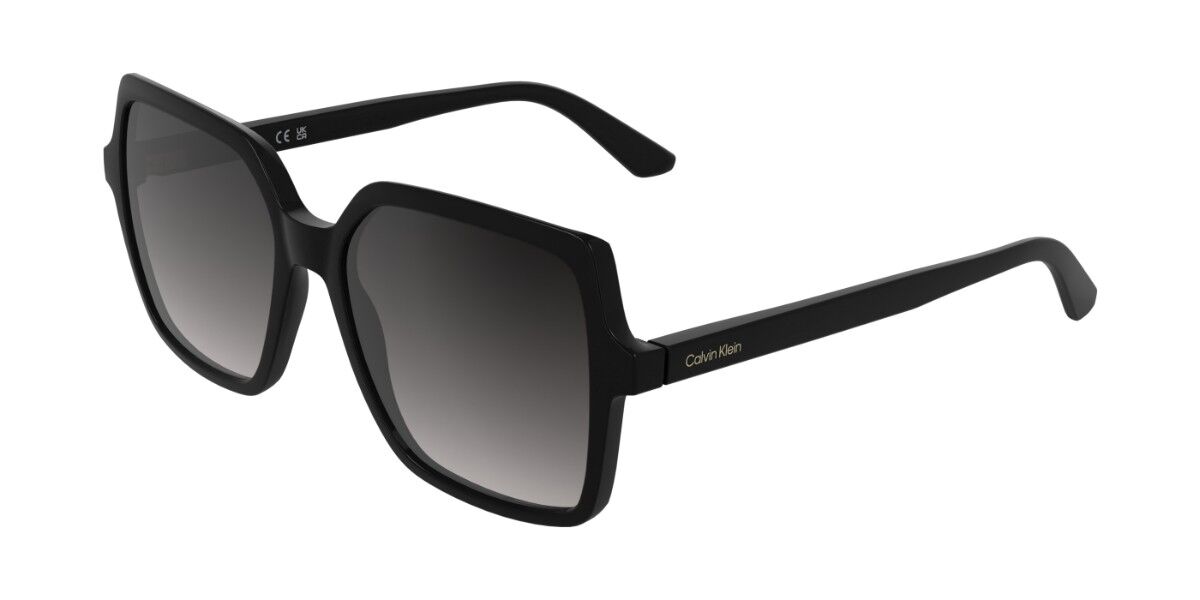 Calvin Klein CK25537S 001, Black frame, Gradient Dark Grey lenses