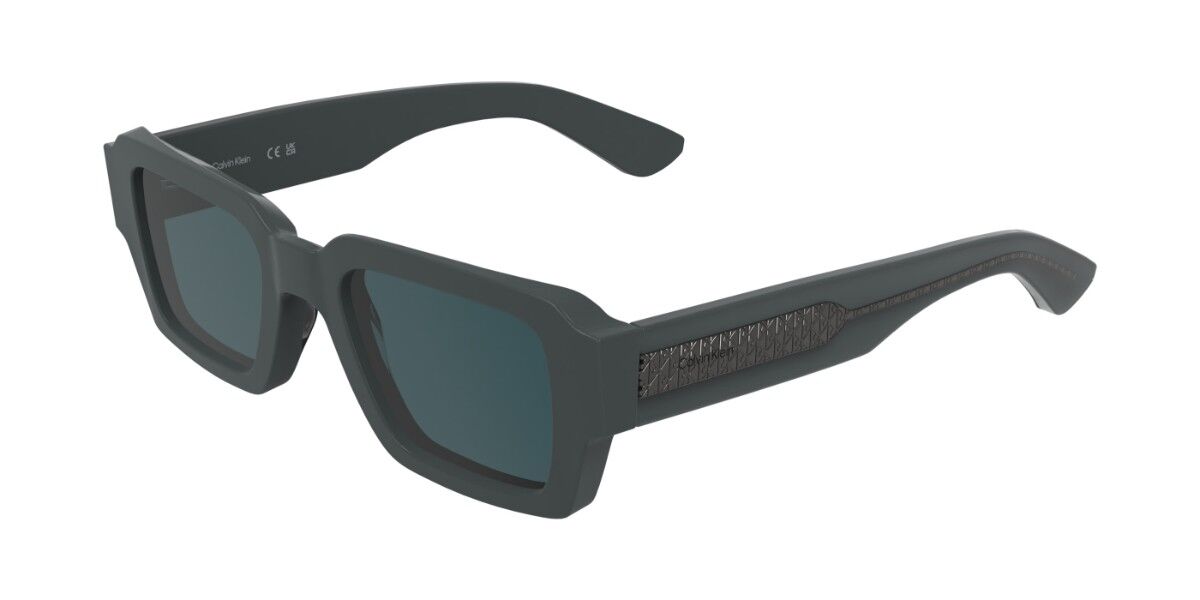 Calvin Klein CK25538S 035, Grey frame, Dark Blue lenses