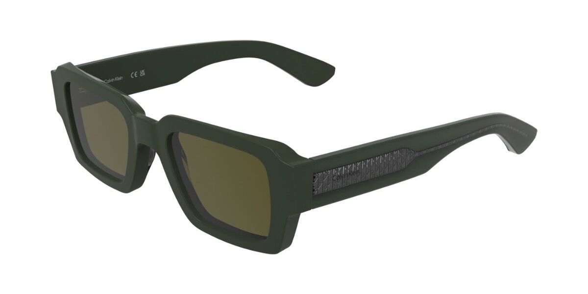 Calvin Klein CK25538S 330, Green frame, Khaki Green lenses