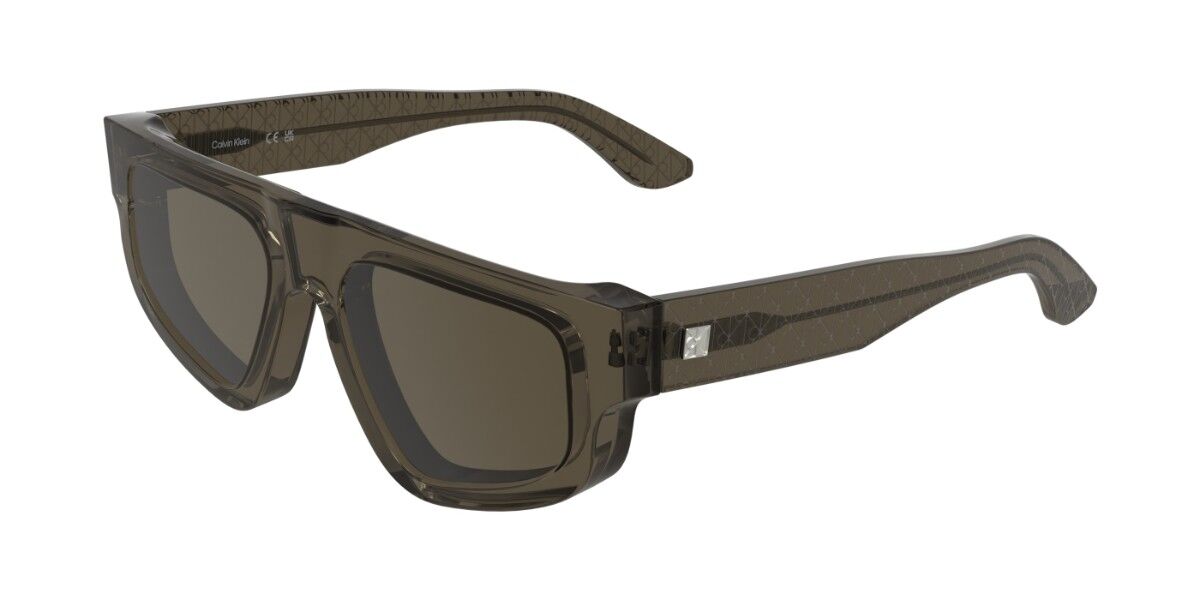 Calvin Klein CK25539S 200, Brown frame, Greyish Brown lenses