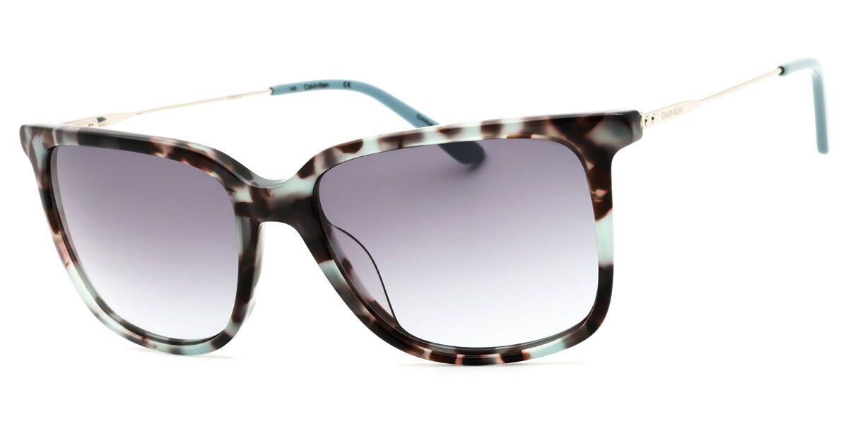 Calvin Klein CK19702SG 453, Tortoiseshell frame, Gradient Smoke Grey Silver lenses